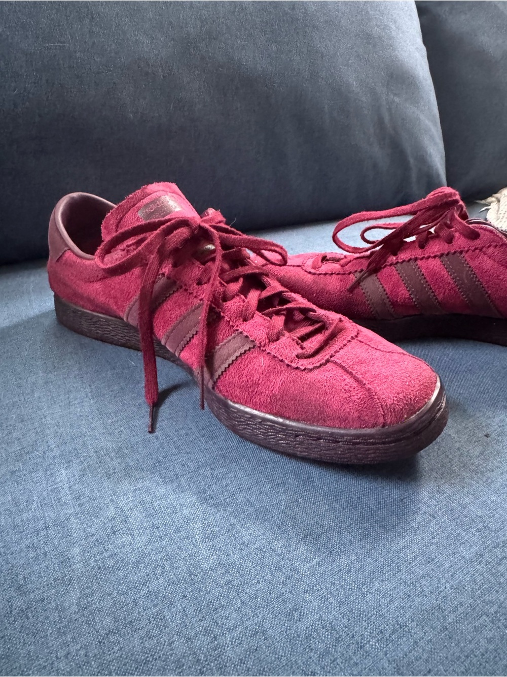 adidas Suede Sneakers - Burgundy
